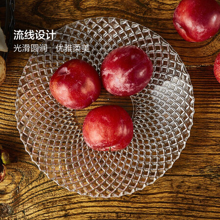 Green Apple Glass Fruit Dish EQ1101-3 Green Apple Glass Fruit Dish EQ1101-3