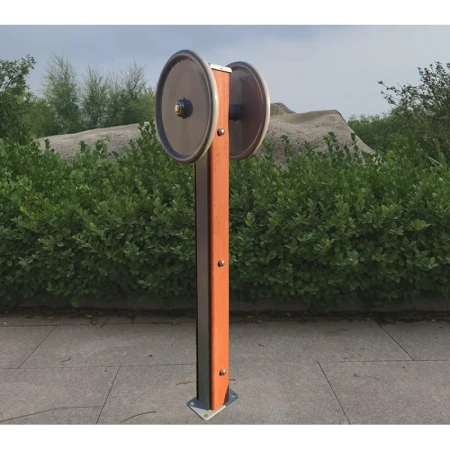 Wood-plastic outdoor fitness equipment outdoor residential community square elderly sports path set two people walking machine Wood-plastic outdoor fitness equipment outdoor residential community square elderly sports path set two people walking machine