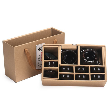 Long Yin Tea Set Set Jian Zhan Ceramic Household Kung Fu Tea Set Tea Cup Pu'er Simple Chinese Gift Box Teapot Kiln Change Jun Kiln Complete Tea Set Long Yin Tea Set Set Jian Zhan Ceramic Household Kung Fu Tea Set Tea Cup Pu'er Simple Chinese Gift Box Teapot Kiln Change Jun Kiln Complete Tea Set