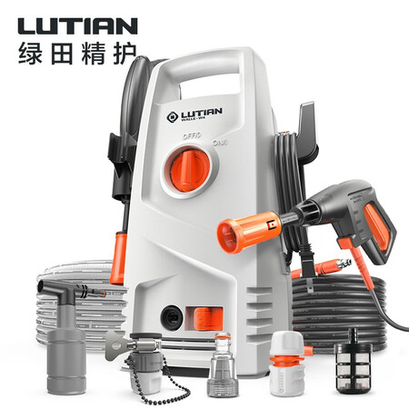 Lvtian high pressure car washing machine household washing machine self-service car washing pump brush car pump car washing water gun Standard version short gun + 9 meters of water pipe in total Lvtian high pressure car washing machine household washing machine self-service car washing pump brush car pump car washing water gun Standard version short gun + 9 meters of water pipe in total