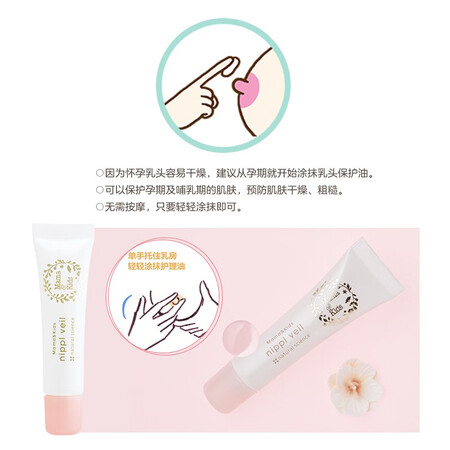 Japan imported Mama/Kids nipple protection moisturizing oil special skin care for pregnant women with cracked nipples and areola dry care oil 8g Japan imported Mama/Kids nipple protection moisturizing oil special skin care for pregnant women with cracked nipples and areola dry care oil 8g