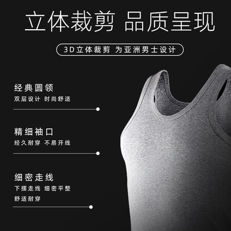 Langsha 3 pieces of men's vest cotton youth breathable summer sweatshirt hurdle sling sports bottoming fir, black and white gray, 1 piece each 180/XXL Langsha 3 pieces of men's vest cotton youth breathable summer sweatshirt hurdle sling sports bottoming fir, black and white gray, 1 piece each 180/XXL