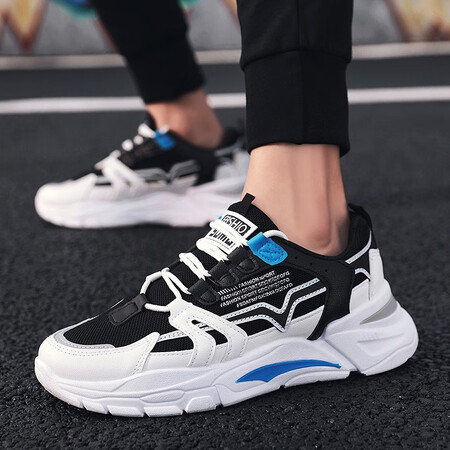 Bencing men's shoes spring and winter sports casual shoes boots men's Korean version of the trend plus velvet warm cotton shoes men's thick bottom shoes men's increase casual shoes men's running shoes men's tide shoes net red old lame shoes MD-318 black white 42 Bencing men's shoes spring and winter sports casual shoes boots men's Korean version of the trend plus velvet warm cotton shoes men's thick bottom shoes men's increase casual shoes men's running shoes men's tide shoes net red old lame shoes MD-318 black white 42