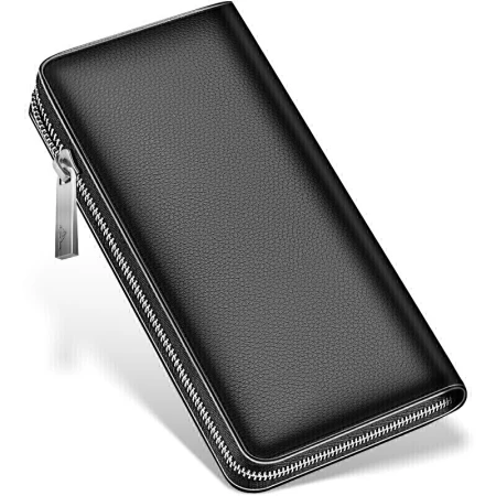 Septwolves Genuine Leather Men's Handbag Cowhide Wallet Multifunctional Soft Leather Business Men's Card Holder Mobile Phone Bag 1A4964081-01 Black Gift for Boyfriend Septwolves Genuine Leather Men's Handbag Cowhide Wallet Multifunctional Soft Leather Business Men's Card Holder Mobile Phone Bag 1A4964081-01 Black Gift for Boyfriend