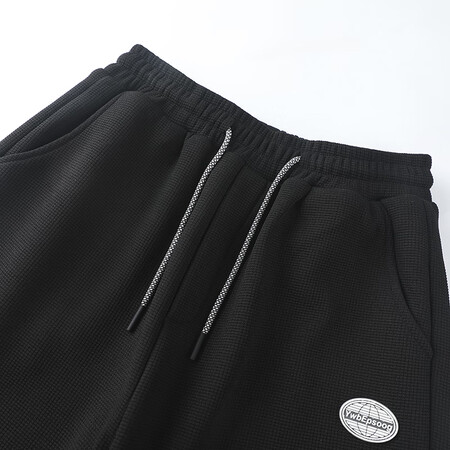 AEMAPE Casual Pants 2021 Fall Waffle Fashion Comfortable Pants Men's Corduroy Printed Logo Lace-up Harem Pants YPY K186 Black XL AEMAPE Casual Pants 2021 Fall Waffle Fashion Comfortable Pants Men's Corduroy Printed Logo Lace-up Harem Pants YPY K186 Black XL