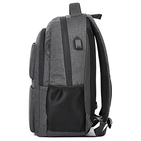 Bosi Dan Dayton men's business casual shoulder bag tide canvas bag large capacity sports campus student backpack laptop bag men and 15.6 inches dark gray Bosi Dan Dayton men's business casual shoulder bag tide canvas bag large capacity sports campus student backpack laptop bag men and 15.6 inches dark gray