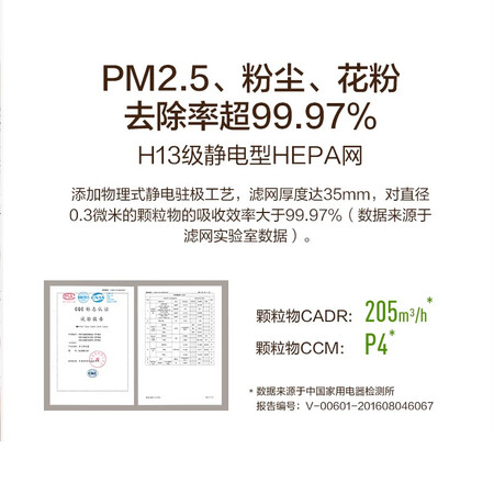 Midea Air Purifier In addition to formaldehyde, bacteria, and haze, bedroom household smart negative ions, fresh, dust and smoke KJ210G-C46 Midea Air Purifier In addition to formaldehyde, bacteria, and haze, bedroom household smart negative ions, fresh, dust and smoke KJ210G-C46