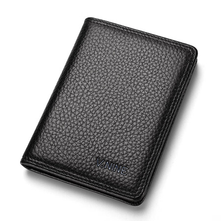 Nine City V.NINE Card Holder, Business Card Holder, Leather Lightweight Retro Driver's License Holster, Bank Card Holder, Mini Wallet, Small Wallet, Men's and Women's VQ7BV61924J Black Nine City V.NINE Card Holder, Business Card Holder, Leather Lightweight Retro Driver's License Holster, Bank Card Holder, Mini Wallet, Small Wallet, Men's and Women's VQ7BV61924J Black
