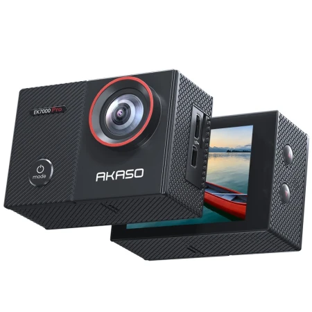 AKASO EK7000Pro Sports Camera 4K HD Video Quality Anti-Shake Diving Head Wearing Motorcycle Bike Riding Outdoor Recorder EK7000Pro+ Accessories Gift Package AKASO EK7000Pro Sports Camera 4K HD Video Quality Anti-Shake Diving Head Wearing Motorcycle Bike Riding Outdoor Recorder EK7000Pro+ Accessories Gift Package
