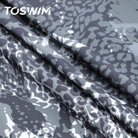 TOSWIM Ms. Tuosheng Swimsuit Split sun protection conservative slimming diving resort hot spring swimsuit Women's color contrast leopard print M TOSWIM Ms. Tuosheng Swimsuit Split sun protection conservative slimming diving resort hot spring swimsuit Women's color contrast leopard print M
