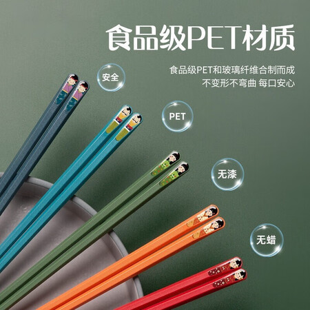 Double guns, alloy chopsticks, household antibacterial, mildew, anti-slip, high-temperature, and high-temperature-resistant deep-fried tachya Double guns, alloy chopsticks, household antibacterial, mildew, anti-slip, high-temperature, and high-temperature-resistant deep-fried tachya