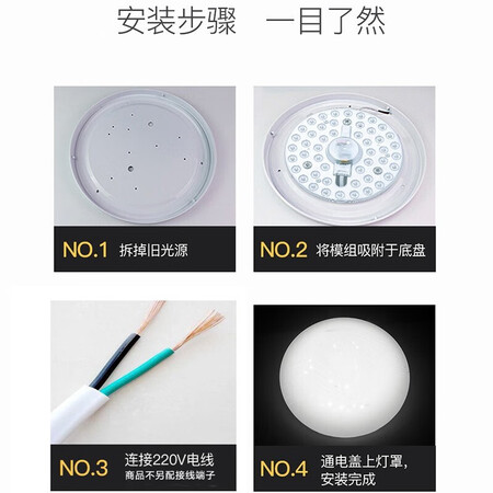 NVC NVC led circular ceiling plate core retrofit lamps saving light bulb single patch strip 36 W white lamp panel ceiling monochromatic light source module NVC NVC led circular ceiling plate core retrofit lamps saving light bulb single patch strip 36 W white lamp panel ceiling monochromatic light source module