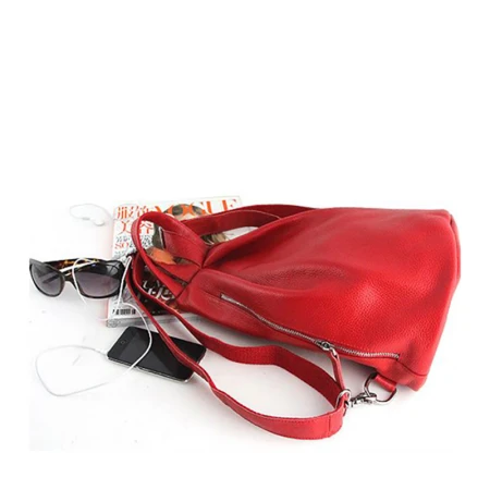 Huini shoulder bag women's bag small bag head layer cowhide leather all-match trendy fashion simple soft leather women's bag anti-theft small backpack large red Huini shoulder bag women's bag small bag head layer cowhide leather all-match trendy fashion simple soft leather women's bag anti-theft small backpack large red