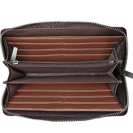 Septwolves Genuine Leather Men's Handbag Cowhide Wallet Multifunctional Soft Leather Business Men's Card Holder Mobile Phone Bag 1A4964081-01 Black Gift for Boyfriend Septwolves Genuine Leather Men's Handbag Cowhide Wallet Multifunctional Soft Leather Business Men's Card Holder Mobile Phone Bag 1A4964081-01 Black Gift for Boyfriend