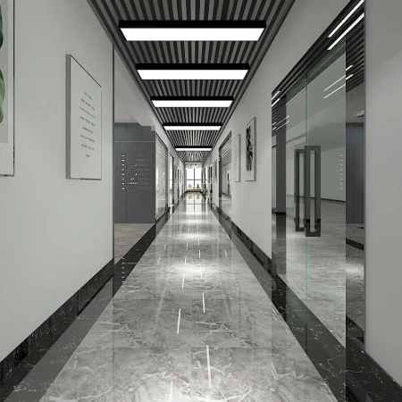 Lighting office chandelier led full-spectrum eye protection long strip lamp shopping mall supermarket restaurant office flat hanging wire lamp black frame right angle 120*20cm-48W white light highlight Lighting office chandelier led full-spectrum eye protection long strip lamp shopping mall supermarket restaurant office flat hanging wire lamp black frame right angle 120*20cm-48W white light highlight