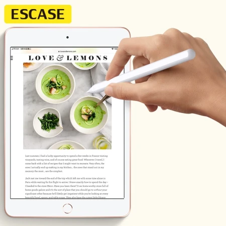 ESCASE Apple Apple Penci2 substitute pen cover protective cover stylus cap cover silicone ipencil anti-lost accessories silicone soft shell fashion white ESCASE Apple Apple Penci2 substitute pen cover protective cover stylus cap cover silicone ipencil anti-lost accessories silicone soft shell fashion white