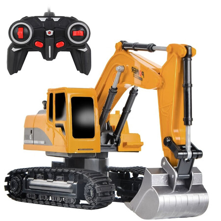 Leilang children's remote control excavator toy multi-channel engineering vehicle alloy excavator electric remote control excavator toy for boys Children's Day gift Leilang children's remote control excavator toy multi-channel engineering vehicle alloy excavator electric remote control excavator toy for boys Children's Day gift