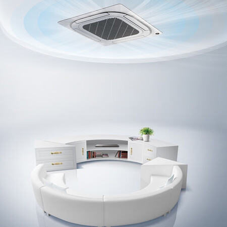 Midea's new energy-efficient 2HP/3HP/5p commercial central air-conditioning ceiling air-conditioning ceiling machine embedded office air conditioner Large 3HP without heating LF-72QW/N8Y-DD3 Midea's new energy-efficient 2HP/3HP/5p commercial central air-conditioning ceiling air-conditioning ceiling machine embedded office air conditioner Large 3HP without heating LF-72QW/N8Y-DD3