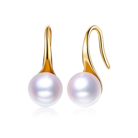 Queen of Pearls s925 silver earrings 7.5mm minimalist pearl earrings Queen of Pearls s925 silver earrings 7.5mm minimalist pearl earrings