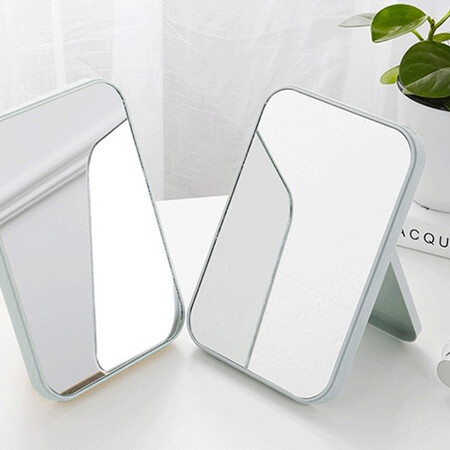 HOUYA makeup mirror desktop dressing mirror princess mirror folding portable simple portable dormitory desktop 1 simple style HOUYA makeup mirror desktop dressing mirror princess mirror folding portable simple portable dormitory desktop 1 simple style