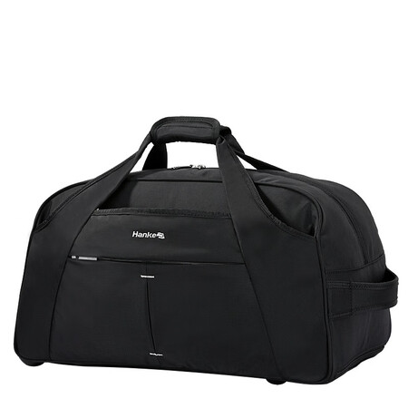 Hanke trolley bag water repellent large capacity outdoor luggage bag men and women leisure boarding travel bag T638 20 inch black Hanke trolley bag water repellent large capacity outdoor luggage bag men and women leisure boarding travel bag T638 20 inch black