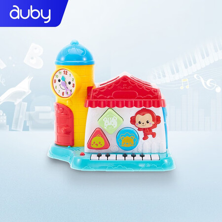 AUBY 0-1 educational toys for infants and toddlers, sports crawling, early childhood education for infants and young children, sound and light toys, building blocks, abacus and piano keys, wisdom learning house, new and used colors are randomly issued 461572 AUBY 0-1 educational toys for infants and toddlers, sports crawling, early childhood education for infants and young children, sound and light toys, building blocks, abacus and piano keys, wisdom learning house, new and used colors are randomly issued 461572