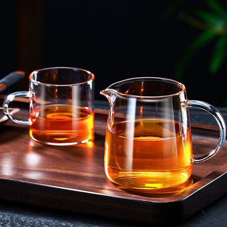 Tianxi TIANXI Hammered Glass Tea Set Household Kung Fu Tea Set with Filter Heat-resistant Glass Flower Teapot Fair Cup Tea Cup Tea Combination Tea Cup Without Tea Tray Tianxi TIANXI Hammered Glass Tea Set Household Kung Fu Tea Set with Filter Heat-resistant Glass Flower Teapot Fair Cup Tea Cup Tea Combination Tea Cup Without Tea Tray