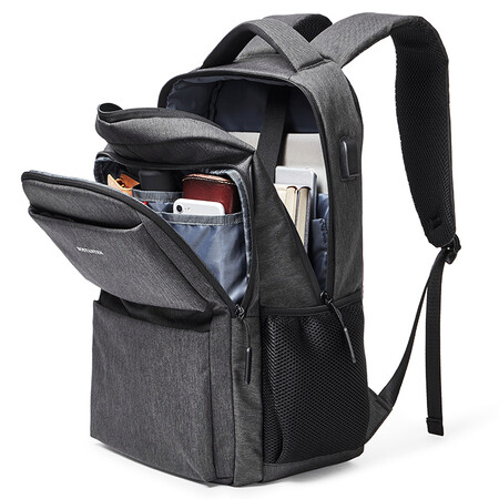 Bostendon men's backpack trendy junior high school students high school students college students school bags large capacity backpack travel bag 15.6-inch notebook boys business trip computer bag Bostendon men's backpack trendy junior high school students high school students college students school bags large capacity backpack travel bag 15.6-inch notebook boys business trip computer bag