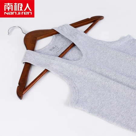 Nanjiren men's vest men's pure cotton bottoming sleeveless sports hurdle sweatshirt sweat-absorbing breathable summer old man's shirt black and white gray 3 pieces XXL Nanjiren men's vest men's pure cotton bottoming sleeveless sports hurdle sweatshirt sweat-absorbing breathable summer old man's shirt black and white gray 3 pieces XXL