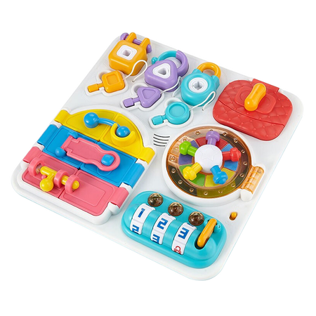 AUBY Children's Puzzle Assembled Toy Science Experiment Set Infant and Young Children Multifunctional Cognitive Early Education Enlightenment Sound and Light Brain Toy Gifts for Boys and Girls 461604A Puzzle Brain Unlocking Plate AUBY Children's Puzzle Assembled Toy Science Experiment Set Infant and Young Children Multifunctional Cognitive Early Education Enlightenment Sound and Light Brain Toy Gifts for Boys and Girls 461604A Puzzle Brain Unlocking Plate