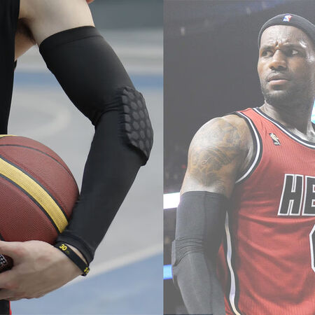 Basketball honeycomb arm guards anti-collision men's and women's children's elbow pads star training running sports protective gear sleeve white XS pair Basketball honeycomb arm guards anti-collision men's and women's children's elbow pads star training running sports protective gear sleeve white XS pair