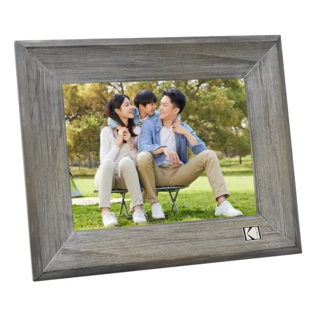 Kodak Kodak8013 digital photo frame 8 inches high-definition electronic photo album touch screen smart video music photo player wood grain gray Kodak Kodak8013 digital photo frame 8 inches high-definition electronic photo album touch screen smart video music photo player wood grain gray