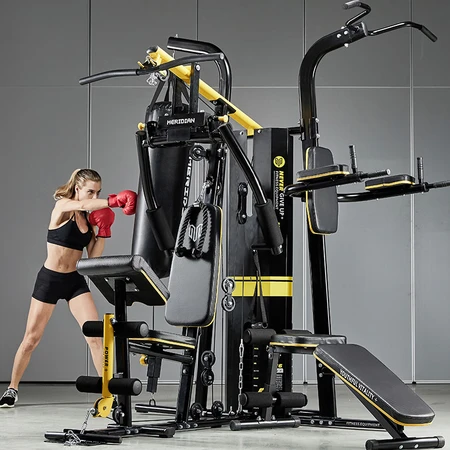 Meridian M6 comprehensive trainer multifunctional strength combination sports equipment large fitness equipment home three-person station Meridian M6 comprehensive trainer multifunctional strength combination sports equipment large fitness equipment home three-person station