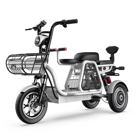 Qili electric three-wheeled three-seater car, parent-child small electric car for the elderly, men and women, double transport children, scooter with two children, three-person battery car, luxury version of 48V35A lithium battery life of 150 kilometers Qili electric three-wheeled three-seater car, parent-child small electric car for the elderly, men and women, double transport children, scooter with two children, three-person battery car, luxury version of 48V35A lithium battery life of 150 kilometers