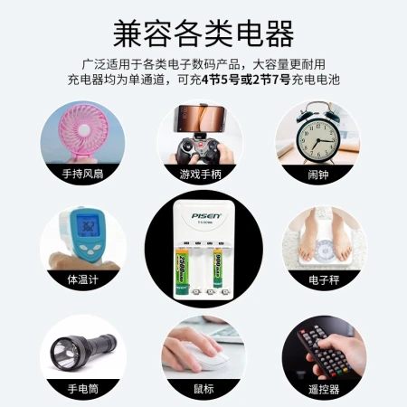 Product wins PISEN Ni-MH battery charger standard charge No. 5 AA/No. 7 AAA battery charger universal Product wins PISEN Ni-MH battery charger standard charge No. 5 AA/No. 7 AAA battery charger universal