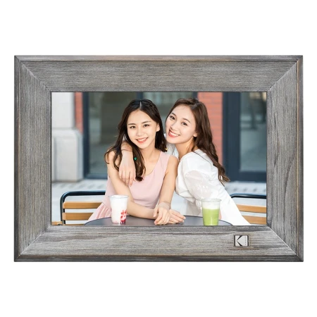 Kodak Kodak1013 Digital Photo Frame 10.1 Inch HD Electronic Album Cloud Transmission Touch Screen Smart Music Video Photo Player Wood Grain Gray Kodak Kodak1013 Digital Photo Frame 10.1 Inch HD Electronic Album Cloud Transmission Touch Screen Smart Music Video Photo Player Wood Grain Gray