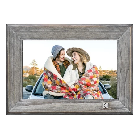Kodak Kodak1013 Digital Photo Frame 10.1 Inch HD Electronic Album Cloud Transmission Touch Screen Smart Music Video Photo Player Wood Grain Gray Kodak Kodak1013 Digital Photo Frame 10.1 Inch HD Electronic Album Cloud Transmission Touch Screen Smart Music Video Photo Player Wood Grain Gray