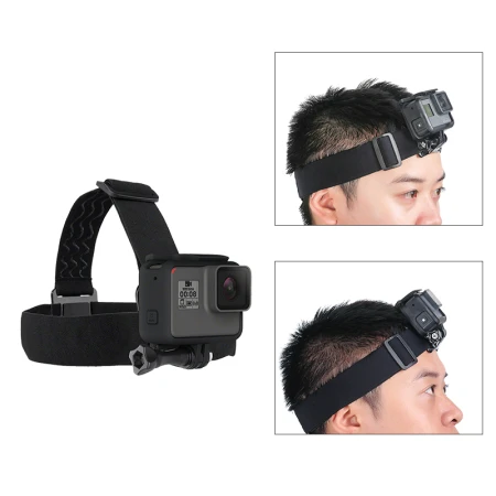 TELESIN GoPro11 headband action3 headwear gopro10 9 8 accessories insta360 sports camera fixing bracket first perspective shooting bracket TELESIN GoPro11 headband action3 headwear gopro10 9 8 accessories insta360 sports camera fixing bracket first perspective shooting bracket