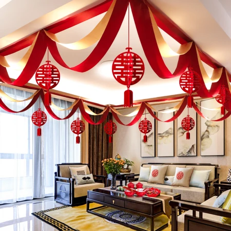 Quanpin House wedding room layout full set of bedroom for the woman and living room for the man Quanpin House wedding room layout full set of bedroom for the woman and living room for the man