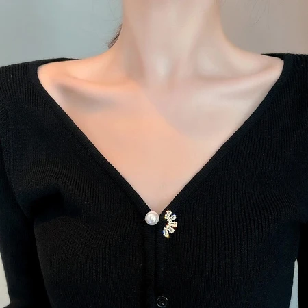 Ideer simple temperament imitation pearl brooch Japanese small jewelry personalized waist anti-light buckle clothes accessories cute pin shirt collar pin new gift zircon peacock brooch C1X604-E179 Ideer simple temperament imitation pearl brooch Japanese small jewelry personalized waist anti-light buckle clothes accessories cute pin shirt collar pin new gift zircon peacock brooch C1X604-E179