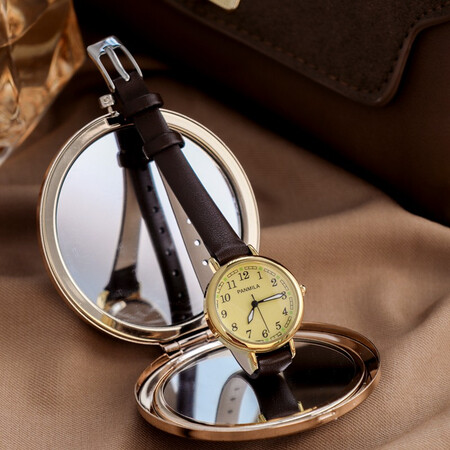 PANMILA watch female students high school students luminous retro belt women's watch Europe, Japan and South Korea high-end brand waterproof national watch girls quartz women's watch junior high school new retro brown PANMILA watch female students high school students luminous retro belt women's watch Europe, Japan and South Korea high-end brand waterproof national watch girls quartz women's watch junior high school new retro brown