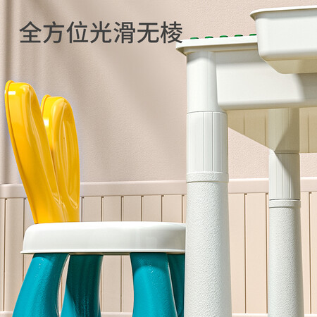 Tangmi children's toy building table, vibrato, the same type of large particles, multifunctional kindergarten study tables and chairs for boys and girls 3-6 years old, a table and a rabbit chair, 80 slides and 200 tablets DIY Tangmi children's toy building table, vibrato, the same type of large particles, multifunctional kindergarten study tables and chairs for boys and girls 3-6 years old, a table and a rabbit chair, 80 slides and 200 tablets DIY
