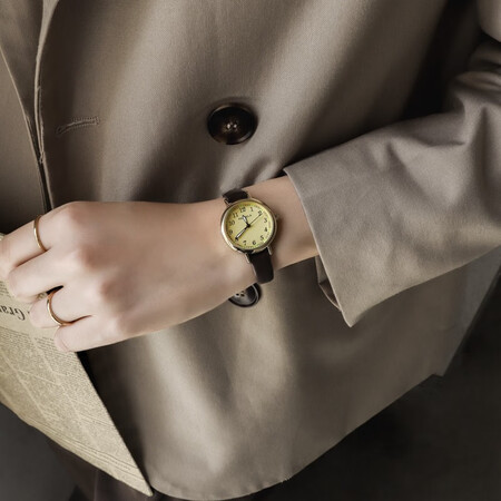 PANMILA watch female students high school students luminous retro belt women's watch Europe, Japan and South Korea high-end brand waterproof national watch girls quartz women's watch junior high school new retro brown PANMILA watch female students high school students luminous retro belt women's watch Europe, Japan and South Korea high-end brand waterproof national watch girls quartz women's watch junior high school new retro brown