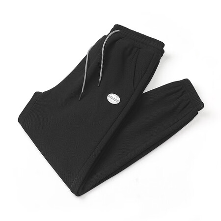 AEMAPE Casual Pants 2021 Fall Waffle Fashion Comfortable Pants Men's Corduroy Printed Logo Lace-up Harem Pants YPY K186 Black XL AEMAPE Casual Pants 2021 Fall Waffle Fashion Comfortable Pants Men's Corduroy Printed Logo Lace-up Harem Pants YPY K186 Black XL