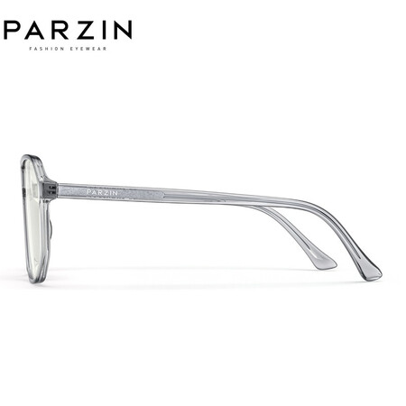 Parson PARZIN anti-blue light anti-radiation glasses, transparent large frame double beam flat mirror for men and women, computer mobile phone anti-blue light goggles 2021 15789L smoky gray Parson PARZIN anti-blue light anti-radiation glasses, transparent large frame double beam flat mirror for men and women, computer mobile phone anti-blue light goggles 2021 15789L smoky gray