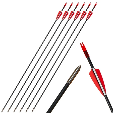 HUWAIREN Straight Pull Recurve Bow and Arrow Adult Composite Composite Suit Bow Army Fan Supplies Outdoor Equipment Shooting Bow and Arrow Set Practice Arrow 6 pcs 30 lbs HUWAIREN Straight Pull Recurve Bow and Arrow Adult Composite Composite Suit Bow Army Fan Supplies Outdoor Equipment Shooting Bow and Arrow Set Practice Arrow 6 pcs 30 lbs