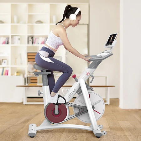 Wild Little Beast YESOUL YESOUL Wild Little Beast Spinning Bike Home Smart Exercise Bike Magnetic Control Indoor Sports Fitness Equipment S1 Elegant White-Standard Edition-Free 456VIP Course Wild Little Beast YESOUL YESOUL Wild Little Beast Spinning Bike Home Smart Exercise Bike Magnetic Control Indoor Sports Fitness Equipment S1 Elegant White-Standard Edition-Free 456VIP Course
