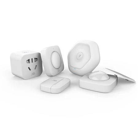 Jingyuzuo丨Jingxuan Jingdong's own brand smart home set gateway human body sensor door and window sensor smart socket wireless switch SHZ01 zigbee version supports Dingdong speaker Xiaojingyu APP remote control Jingyuzuo丨Jingxuan Jingdong's own brand smart home set gateway human body sensor door and window sensor smart socket wireless switch SHZ01 zigbee version supports Dingdong speaker Xiaojingyu APP remote control