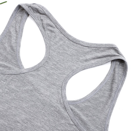 Langsha Vest Women Ladies Elastic Sleeveless Sling Sports Base Vest White 1 Piece One Size Langsha Vest Women Ladies Elastic Sleeveless Sling Sports Base Vest White 1 Piece One Size