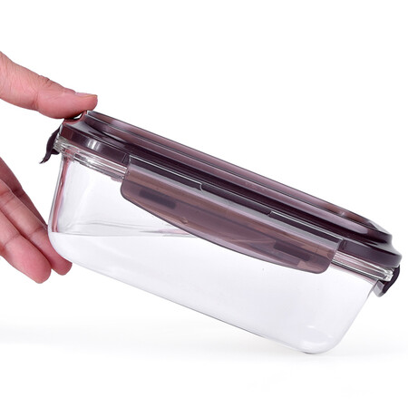 LOCK&LOCK LOCK/LOCK crisper, microwave lunch box, high-boron heat-resistant glass separated lunch box, two-piece lunch box, free lunch bag 560+610ml LLG990S101 LOCK&LOCK LOCK/LOCK crisper, microwave lunch box, high-boron heat-resistant glass separated lunch box, two-piece lunch box, free lunch bag 560+610ml LLG990S101